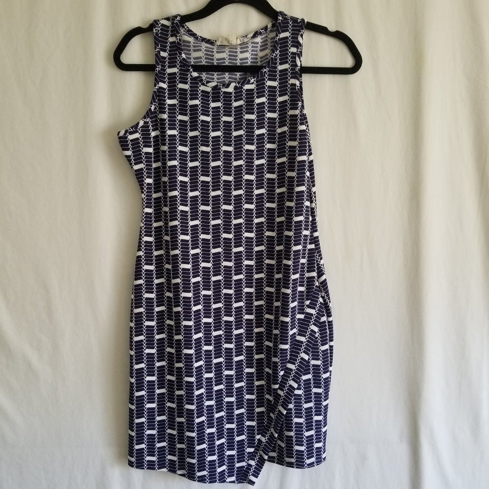 Pink Republic striped detail sleeveless dress size M (110) - Picture 2 of 7